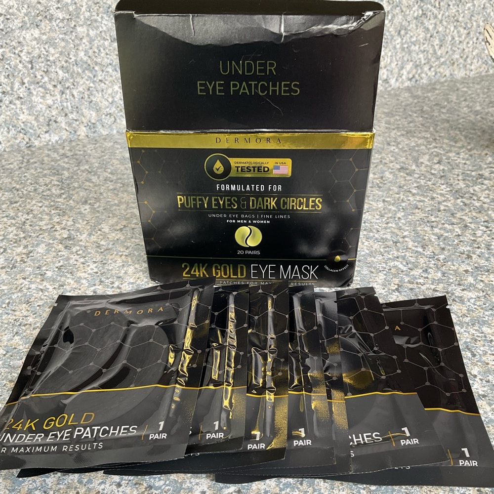 Dermora 24K Eye Mask - 18 count
